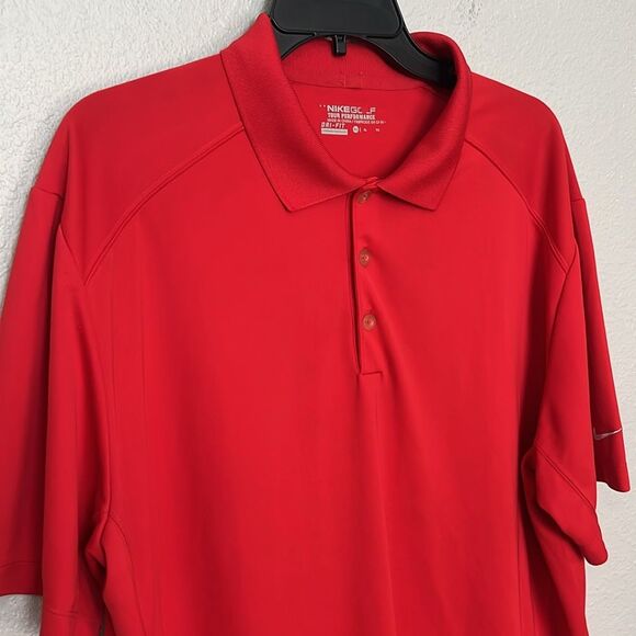 Nike Golf Tour Performance Red Polo Size XL - Picture 5 of 6